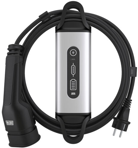 Defa eMove (8-15 A) Stickkontakt till Typ 2 - Laddkabel 6 m & Laddbox