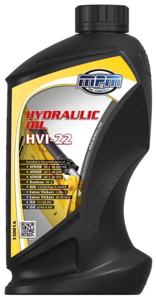 MPM Hydraulic Oil HVI 22 1 lit MPM