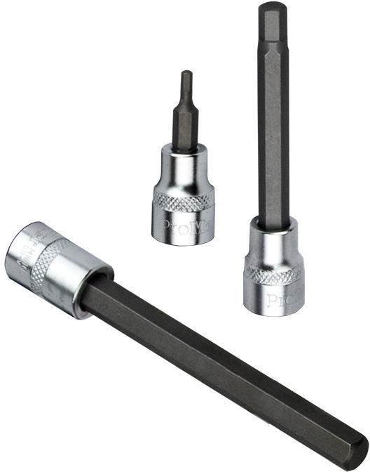 Hylsa 1/2 Insex 100mm Långa 8mm ProMeister