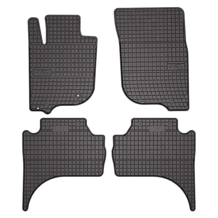 Modellanpassade kupémattor i gummi till Mitsubishi L200 VI pickup 2019