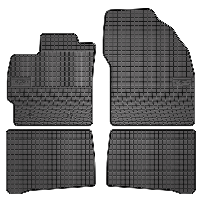Kupémattor i gummi för Toyota Prius III liftback 2009–2015 – Frogum