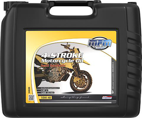 MPM Motorcycle Oil SemiSyntethic 4-Stroke 10W-40 20L MPM