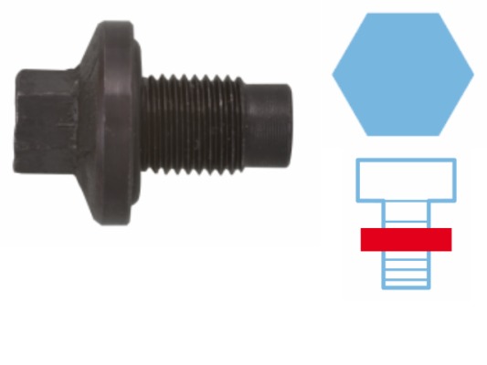 Oljeplugg sats 13 mm 34 mm Med packning – Corteco 84920112 - Volvo - Ford - Fiat - Mazda - Jeep - Dodge - Land-rover - Chrysler