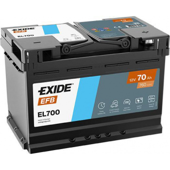 Exide EFB EL700 Start-Stop 70 Ah