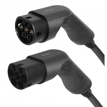Deltaco e-Charge (7.6 kW / 32 A) Typ 2 till Typ 2 - Laddkabel 5 meter