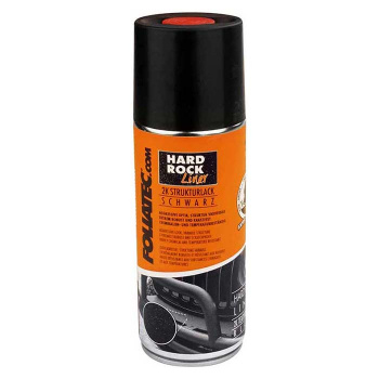 Struktursprayfärg Foliatec Hard Rock Liner 2K – Svart 400 ml