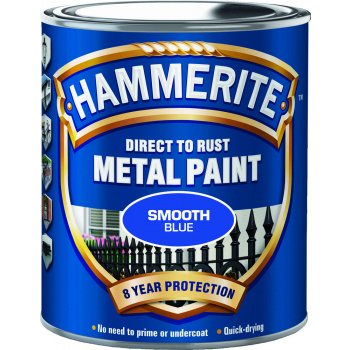Hammerite Hammarlack - Smooth Blå 750 ml - Rostskyddsfärg / Metallfärg