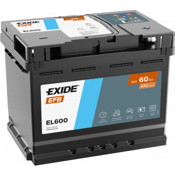 Exide EFB EL600 Start-Stop 60 Ah