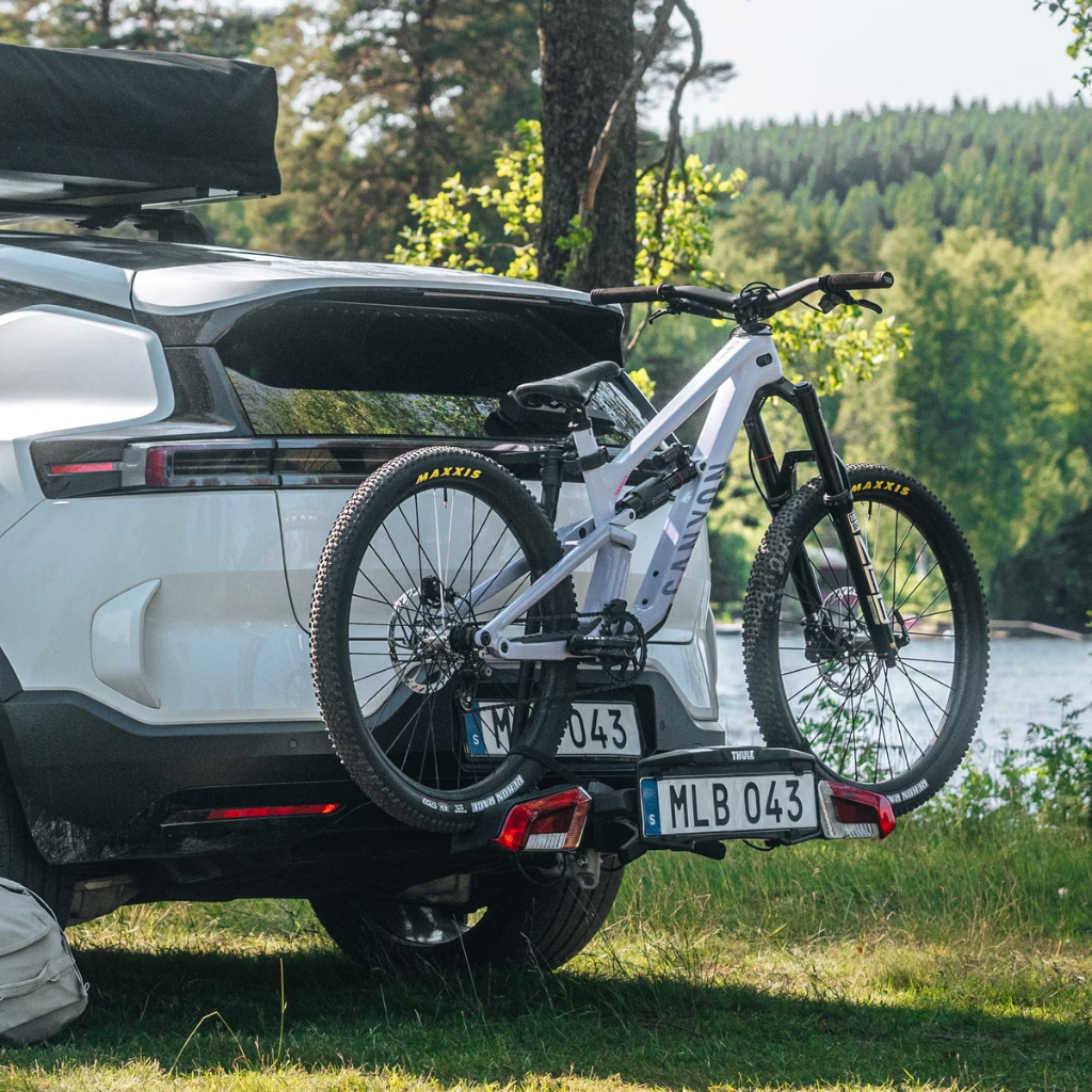 Thule VeloLite 1bike monterad på modern bil