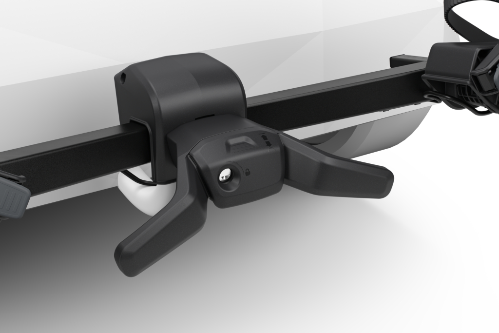 Robust kopplingsdesign med ergonomiskt handtag och lås